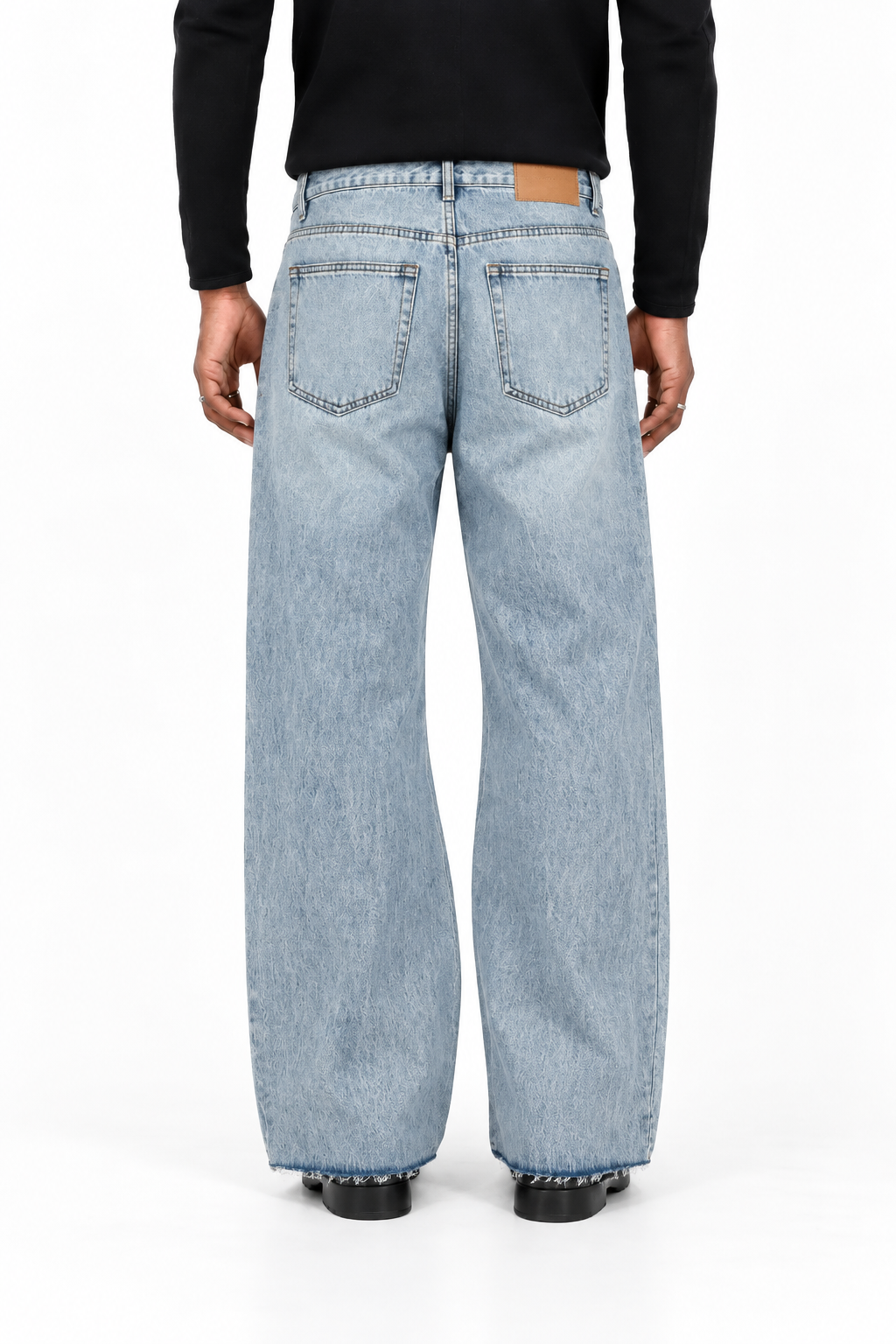 Washed Blue Relaxed Denim