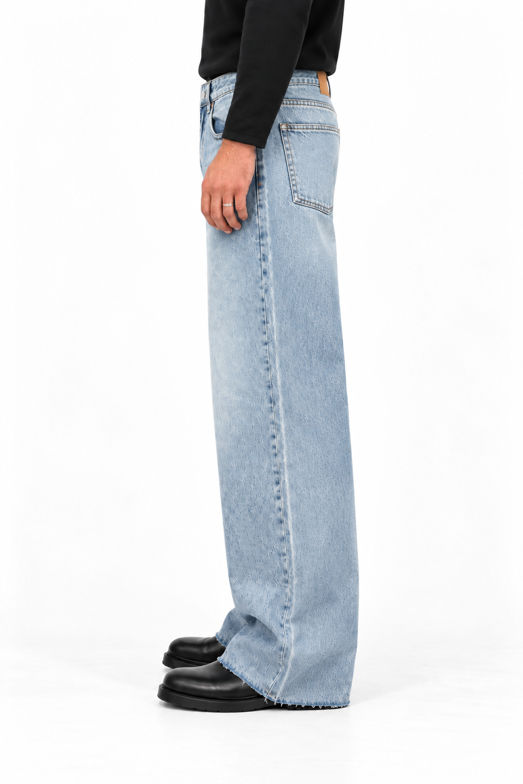 Washed Blue Relaxed Denim