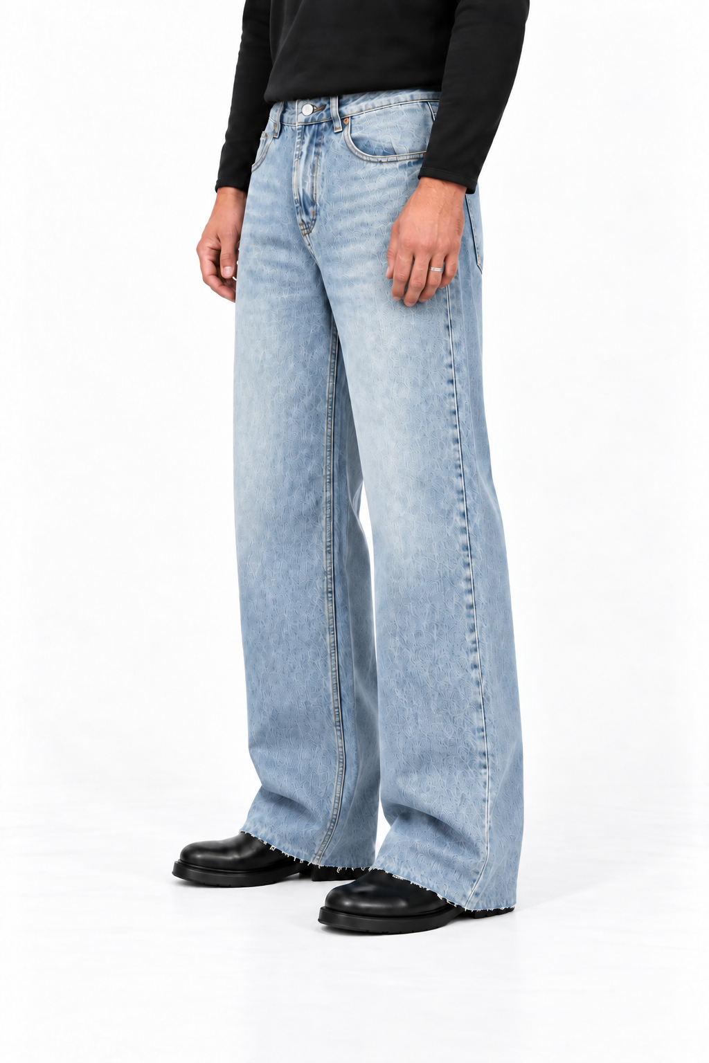 Washed Blue Relaxed Denim