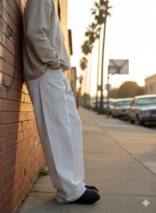 SS25 White Design Jean