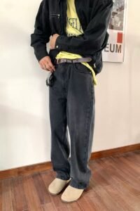 SS25 Black wash Jean